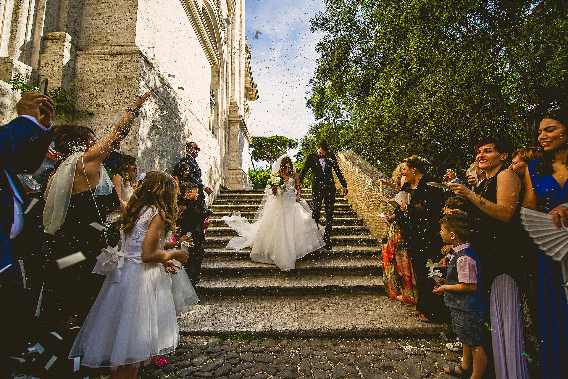 fotografo matrimonio villa quintali roma