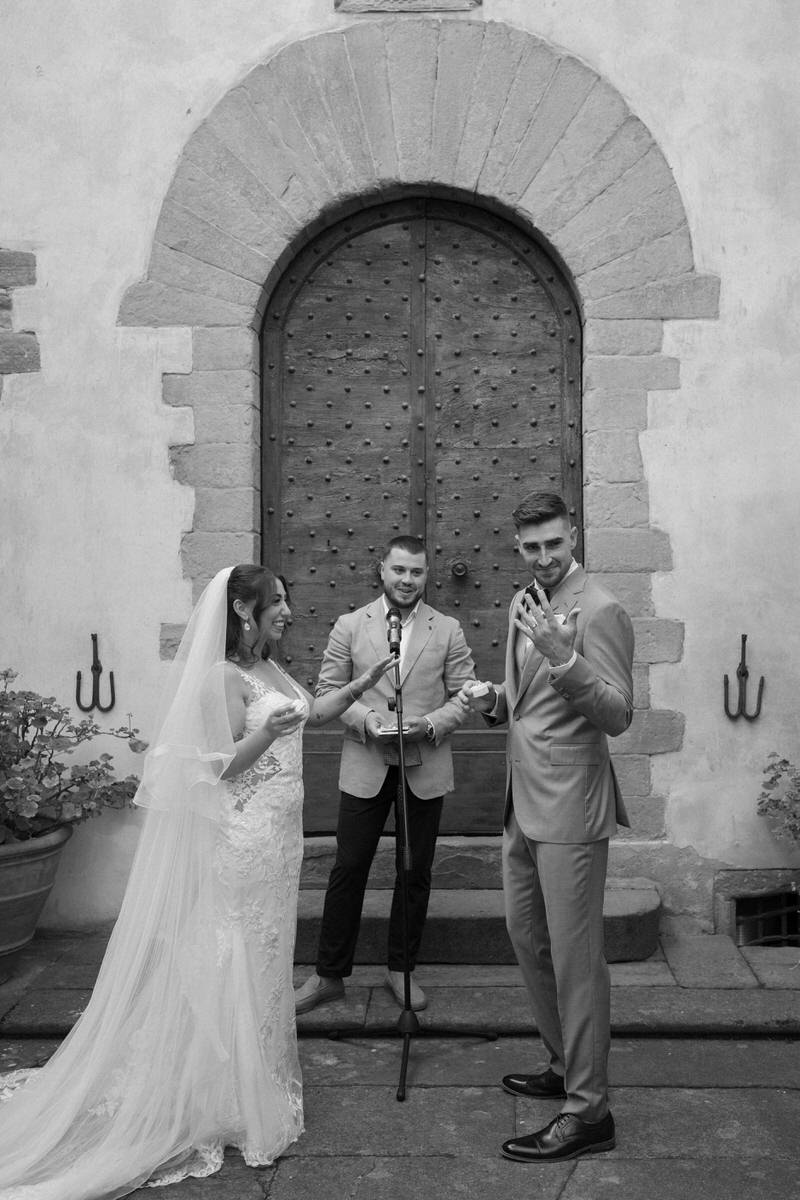 wedding at castello del trebbio