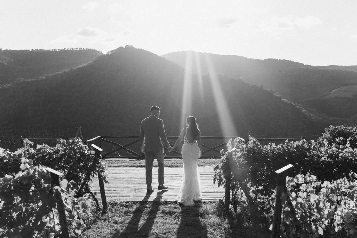 wedding at castello del trebbio