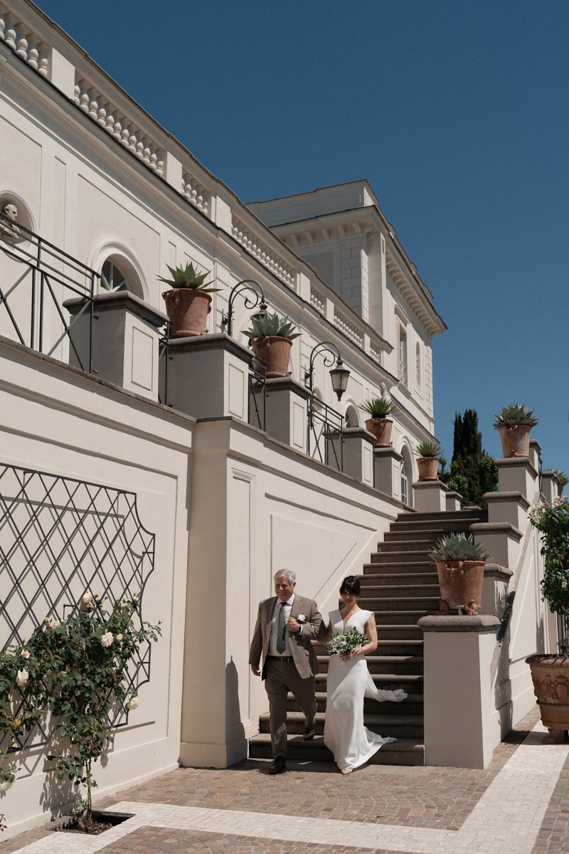 wedding at villa miani