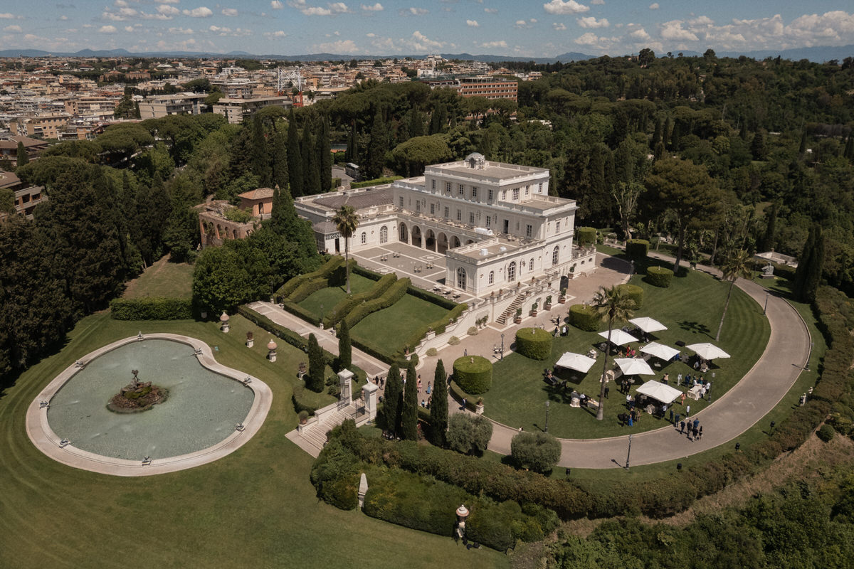 wedding at villa miani